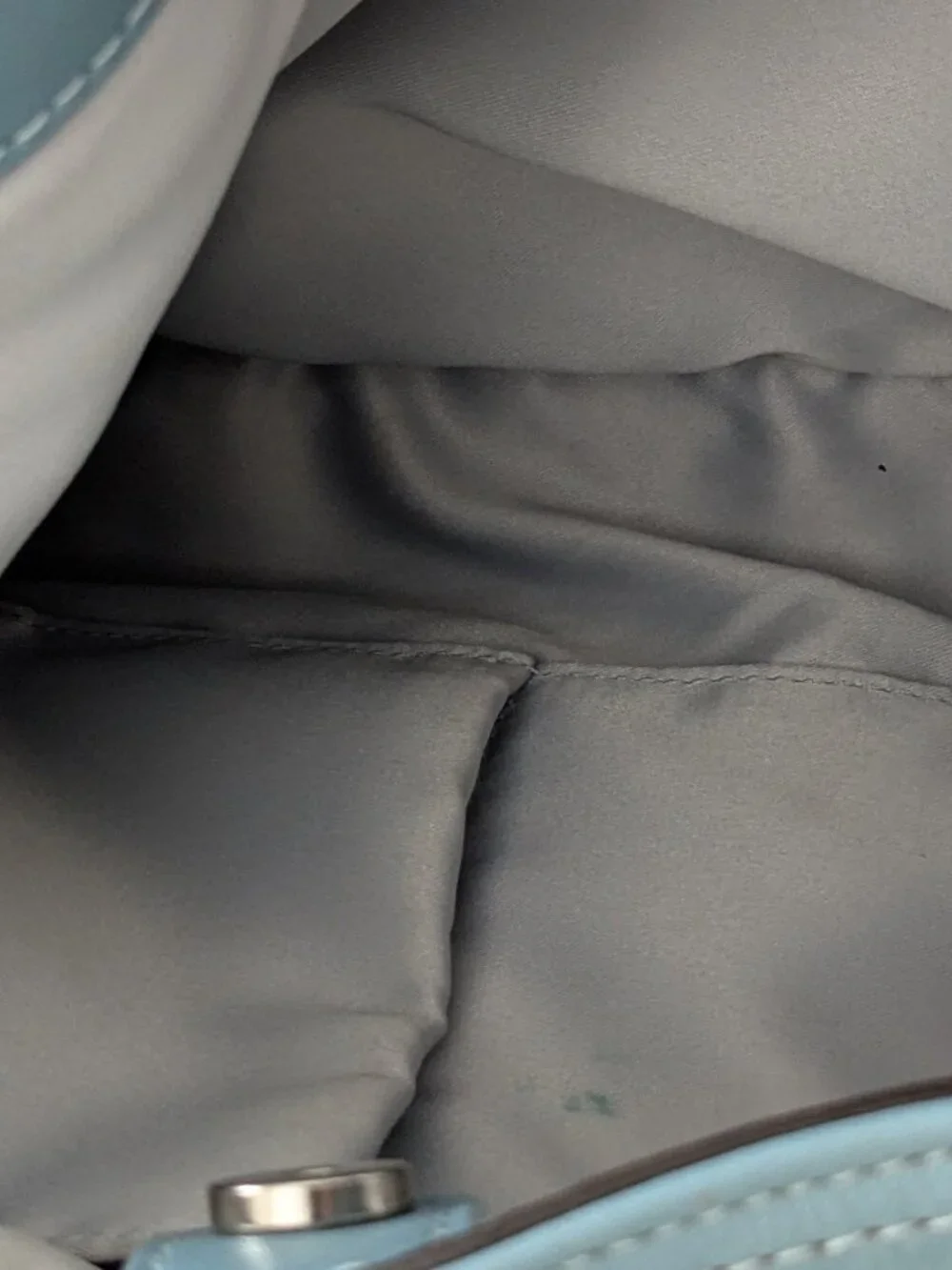 Coach Lexy Pebble Leather Shoulder Bag Large Silver Hardware . - Picture 12 of 14